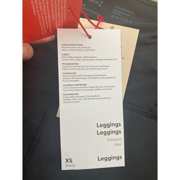 Thinx Womens Leggings Size XS Period Moderate Absorbency NWT Activewear - Picture 6 of 10